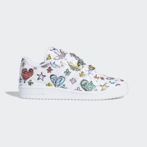 Giày adidas Jeremy Scott Forum 84 Low Mono Shoes "Cloud White" GX9668