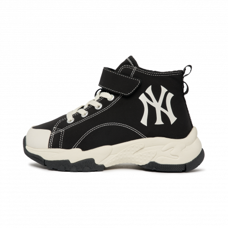 Giày Mlb [KIDS] Chunky High Boots New York Yankees "Đen" 7AWBU3226