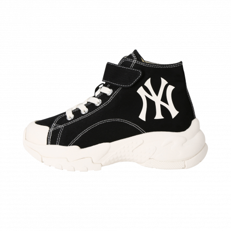 Giày Mlb [KIDS] Chunky High New York Yankees "Đen" 7ASHU101N
