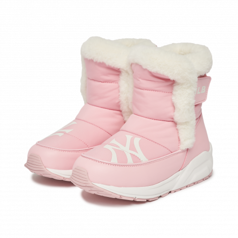 Giày Mlb [KIDS] Runner long boots New York Yankees "Hồng" 7FWBB0326
