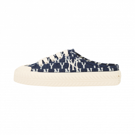 Giày Mlb Playball Mule Mono Denim New York Yankees "Navi" 32SHSD111