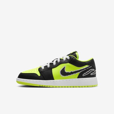 Giày Nike Air Jordan 1 Low Se (gs) "fluorescent yellow" DX6666-701