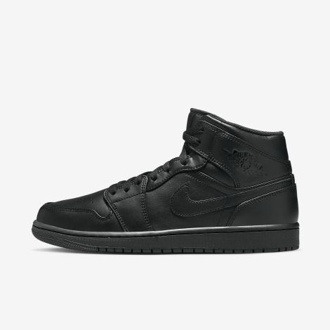 Giày Nike Air Jordan 1 Mid "Black" 554724-093