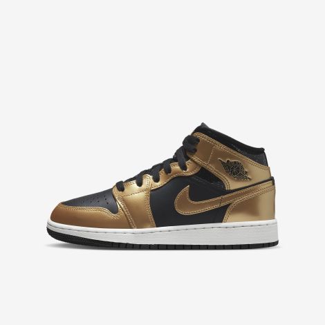 Giày Nike Air Jordan 1 Mid Se (gs) "black" DR6967-071