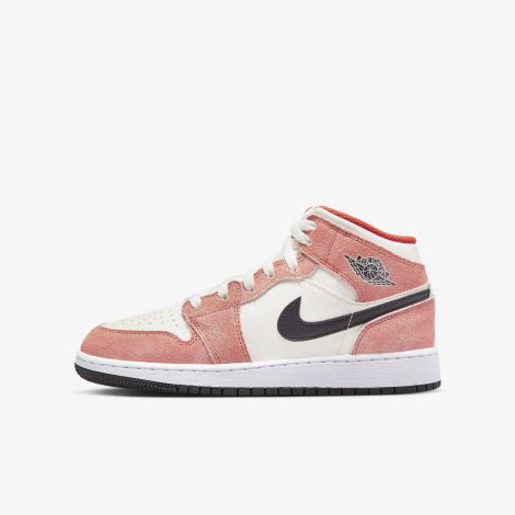 Giày Nike Air Jordan 1 Mid Se (gs) "Team Orange" DV1336-800