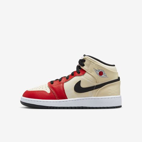 Giày Nike Air Jordan 1 Mid Ss (gs) "Cotton white" DV7012-100