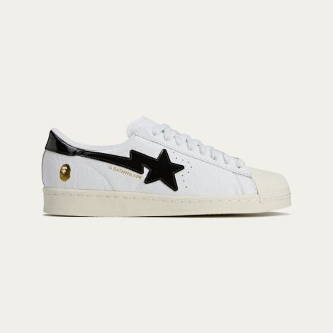 Giày adidas Sstr V Bape "Cloud White" JR2701