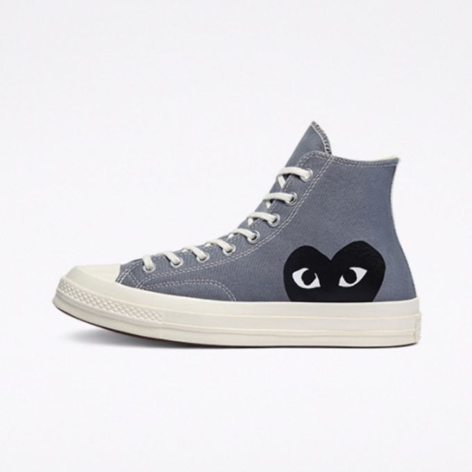 Giày Converse X Comme des Garcons Play Chuck 70 Steel Gray 171847C