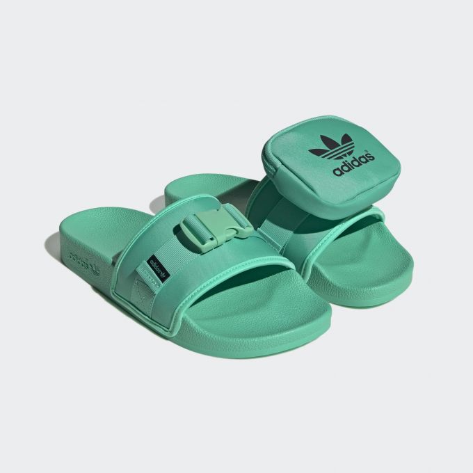 Adidas adilette hi res store green
