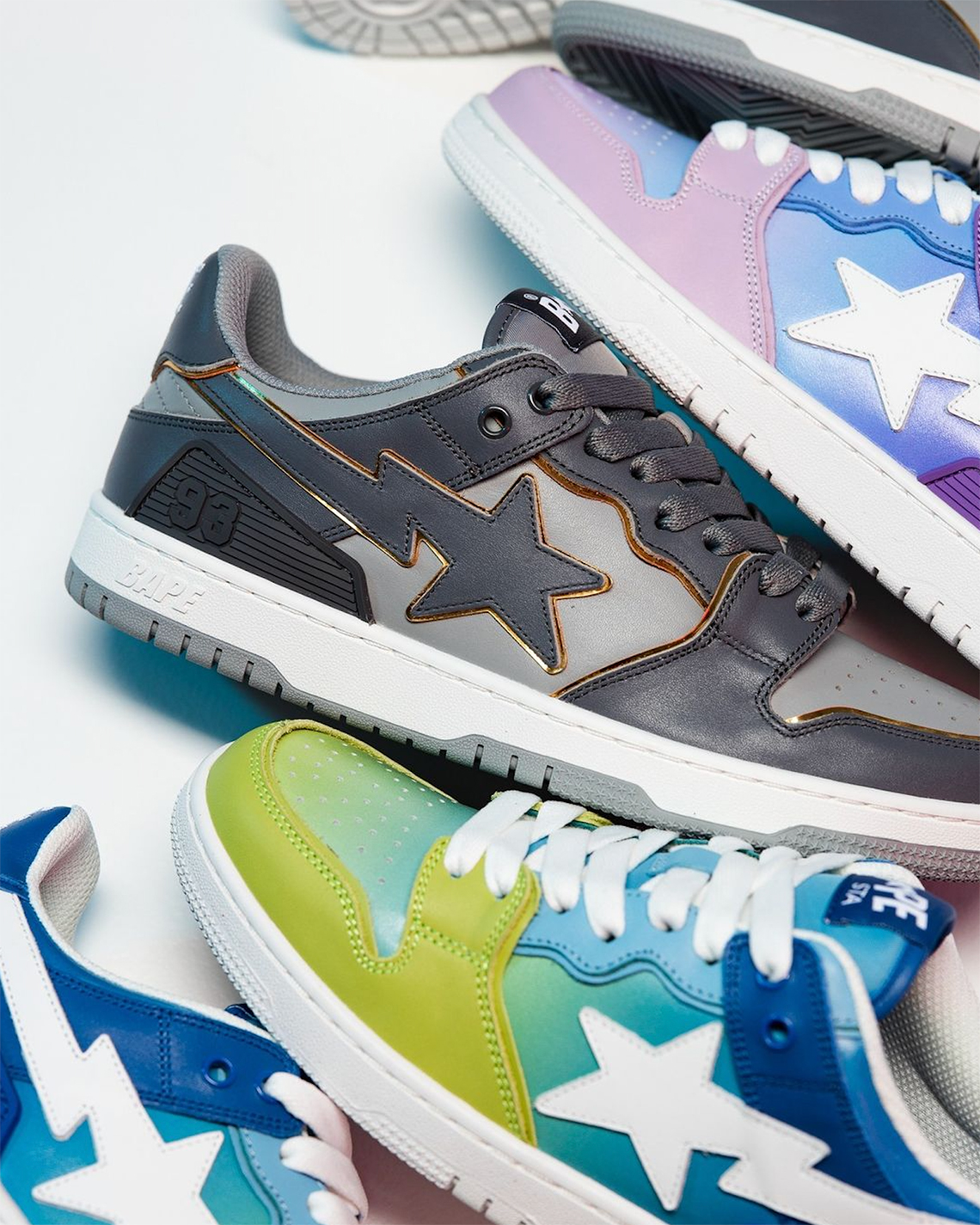 A Bathing Ape Ra Mắt Bộ Sưu Tập Mới Của Giày SK8 STA Với Màu Sắc Sống Động - 7