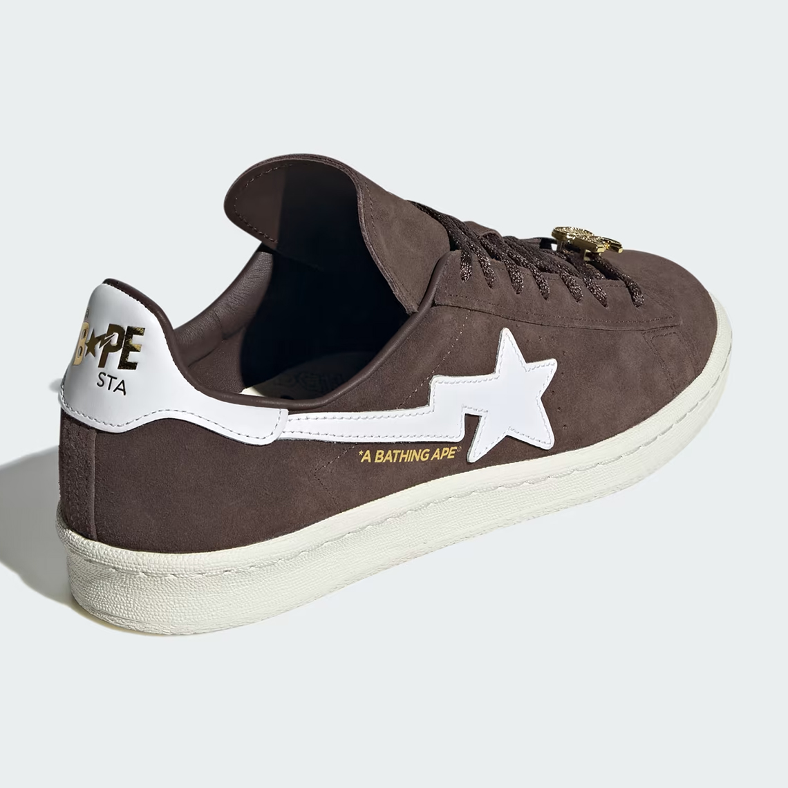 A BATHING APE x adidas Campus 80s Brown: Sự hợp tác đặc biệt giữa hai thương hiệu hàng đầu! - 6