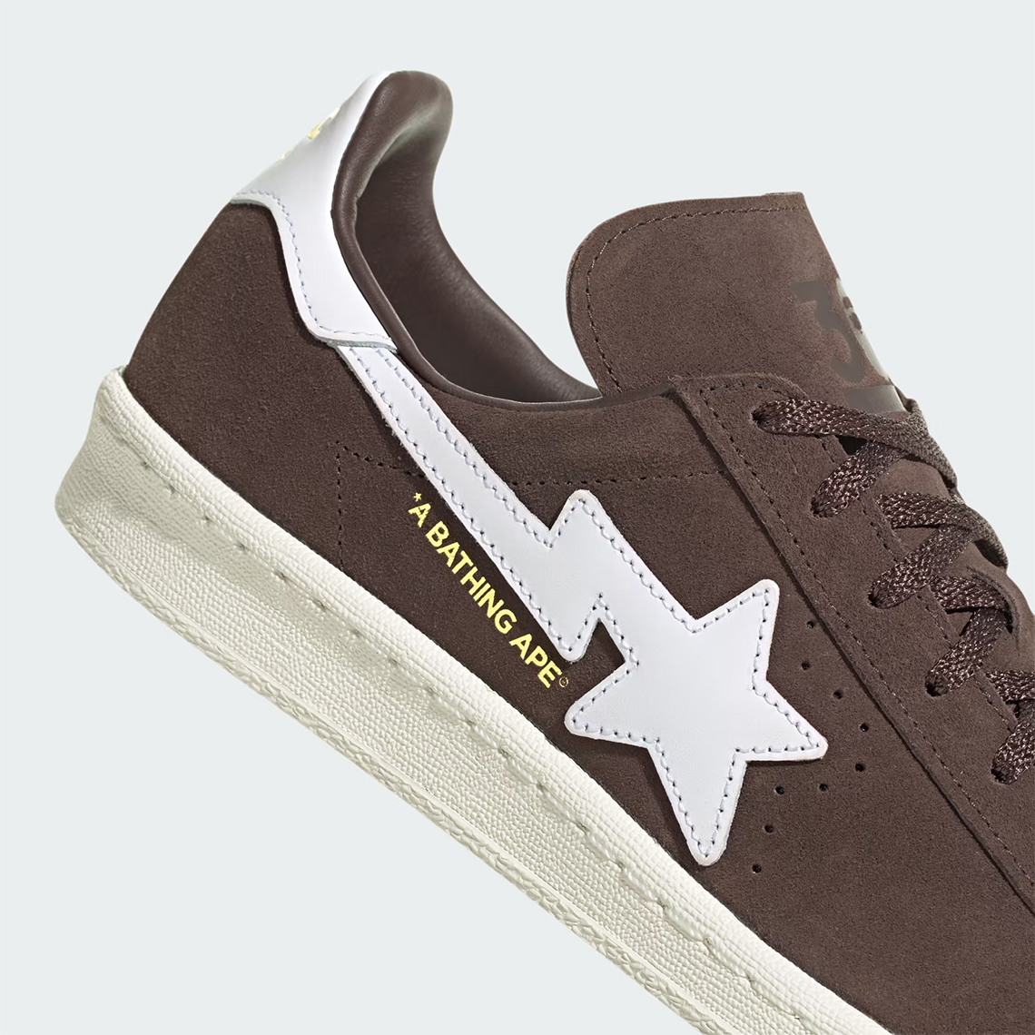 A BATHING APE x adidas Campus 80s Brown: Sự hợp tác đặc biệt giữa hai thương hiệu hàng đầu! - 9
