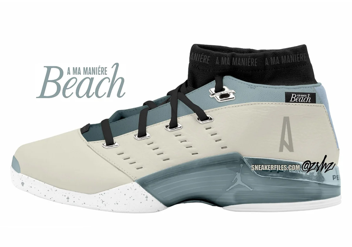 A Ma Maniére và Jordan Brand hợp tác tạo nên sự kỳ diệu: Air Jordan 17 Low 'Beach' và 'Cabin' sắp ra mắt! - 1