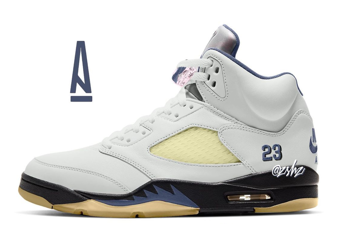 A Ma Maniere x Air Jordan 5: Mẫu Giày Độc Quyền Cho Nữ Với Màu Sắc Hấp Dẫn - 1