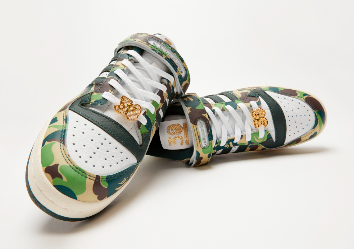 adidas Forum 84 Low by A BATHING APE: Phiên bản đặc biệt kỷ niệm 30 năm BAPE - 10