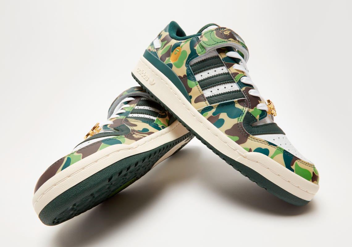 adidas Forum 84 Low by A BATHING APE: Phiên bản đặc biệt kỷ niệm 30 năm BAPE - 11