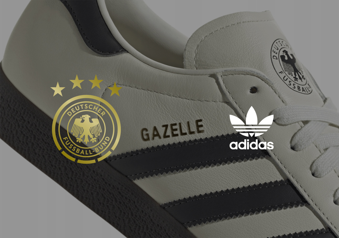 adidas Gazelle 'Hiện Đại và Quý Phái' Kỷ Niệm Hợp Tác Độc Đáo với Liên Đoàn Bóng Đá Đức - 1