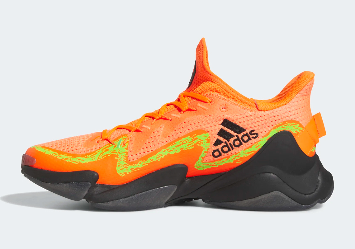 adidas Mahomes 1 Impact FLX Team Solar Orange: Phiên bản táo bạo cho mùa tập luyện hè - 3