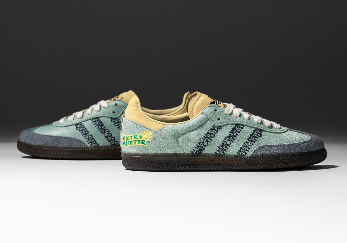 adidas Samba City of God Tựa Như Bức Tranh Sống Động Từ Đại Dương Hazy Green - 1