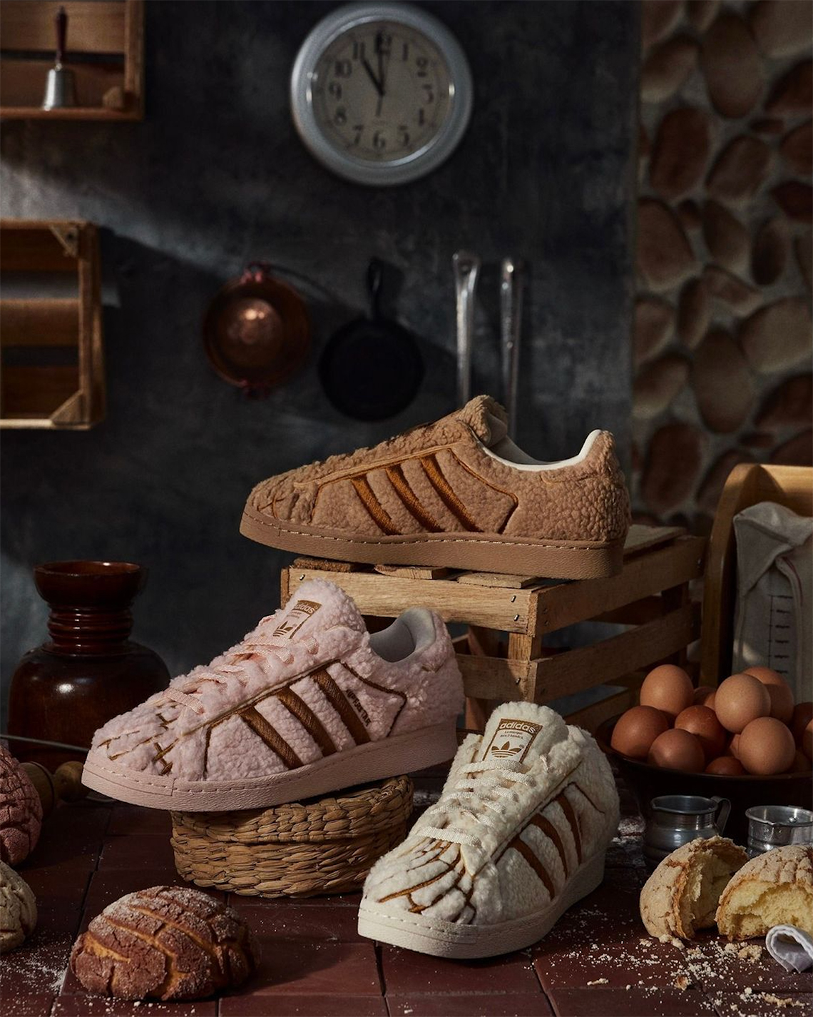adidas Superstar 'Conchas' Pack: Bộ sưu tập lấy cảm hứng từ bánh mì ngọt Mexico - 4
