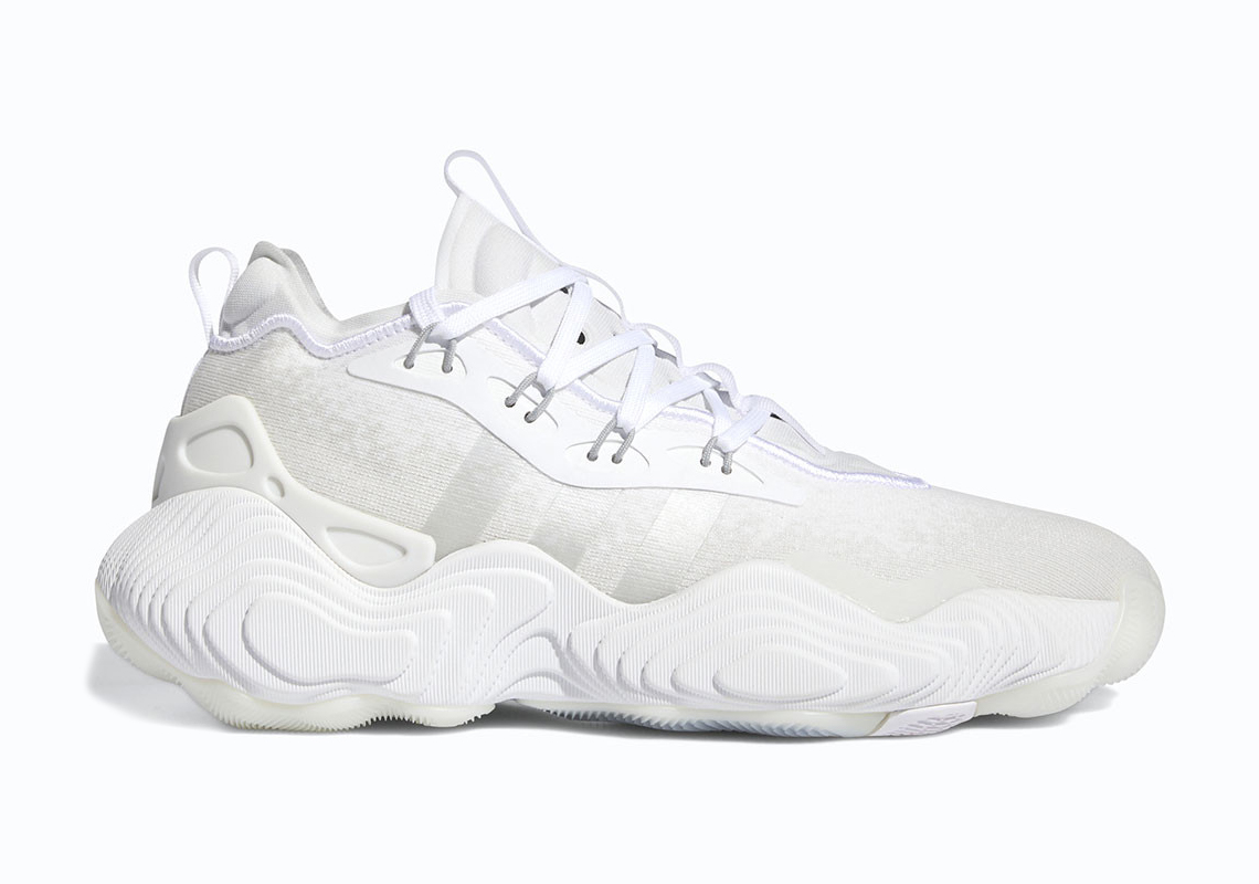 adidas Trae Young 3 'Core White': Mẫu Giày Kỳ Cục Của Nam Cầu Thủ Bóng Rổ - 9