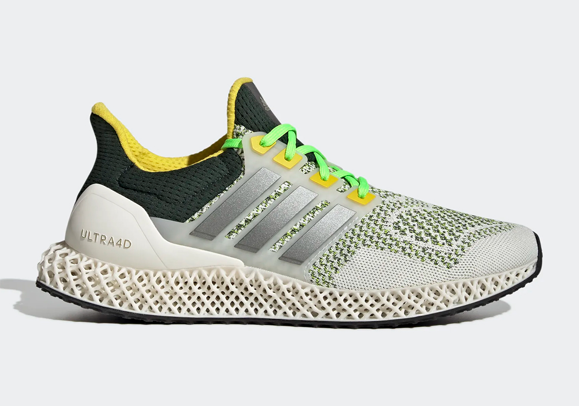 Adidas Ultra 4D Beam Yellow lấy ý tưởng màu sắc từ bộ sưu tập của Oregon Duck  - 4