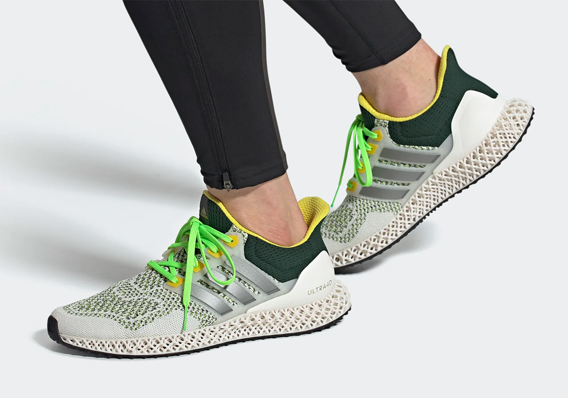 Adidas Ultra 4D "Beam Yellow" lấy ý tưởng màu sắc từ bộ sưu tập của Oregon Duck 