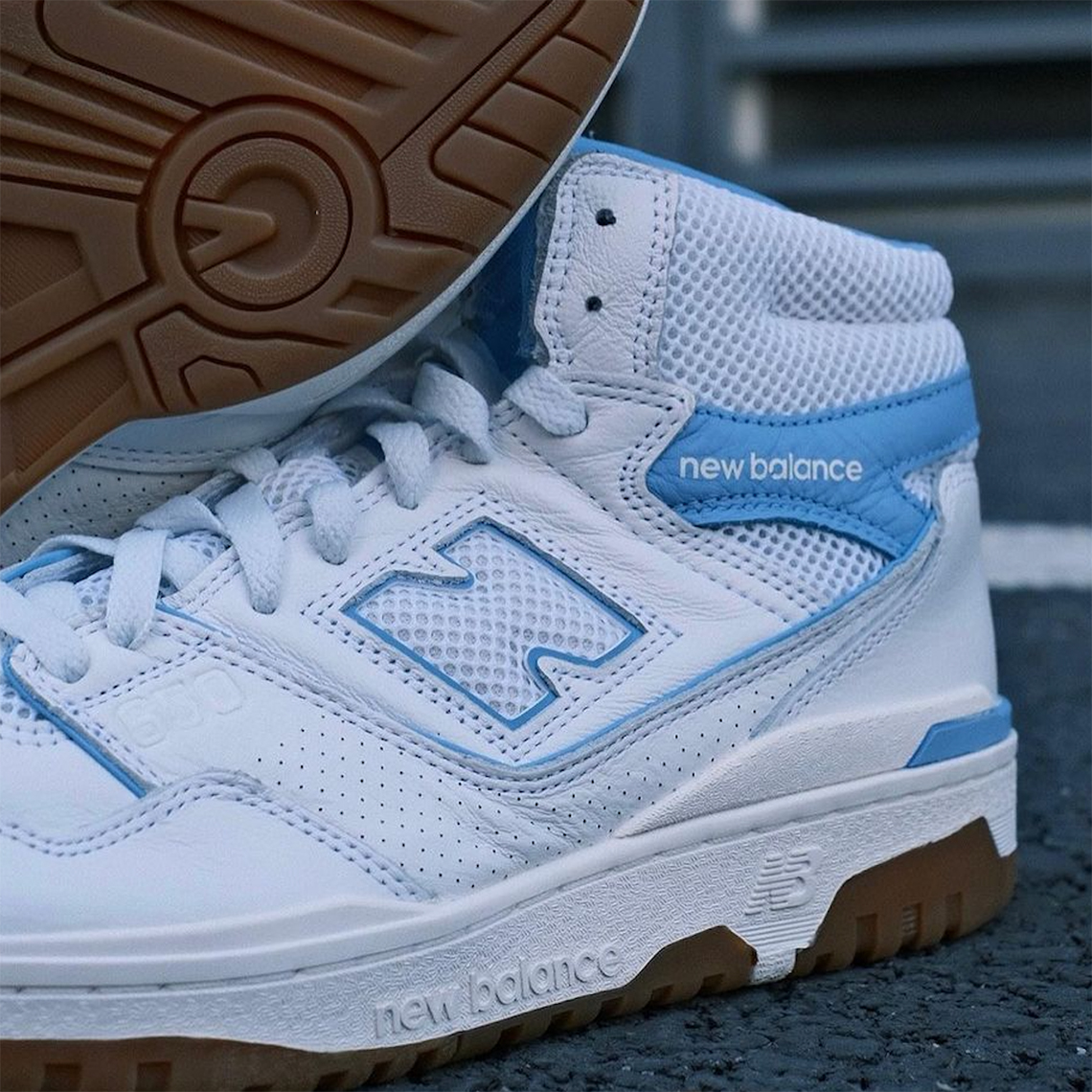 Aimé Leon Dore và New Balance ra mắt phiên bản New Balance 650 màu trắng và xanh UNC - 3