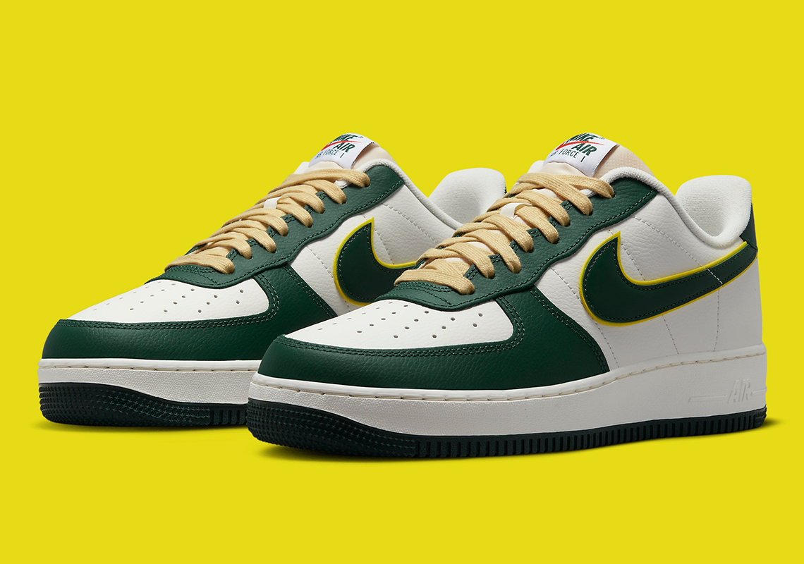 Air Force 1 Low mang đậm tính thẩm mỹ của thập niên 80 với màu Sail/Noble Green - 1