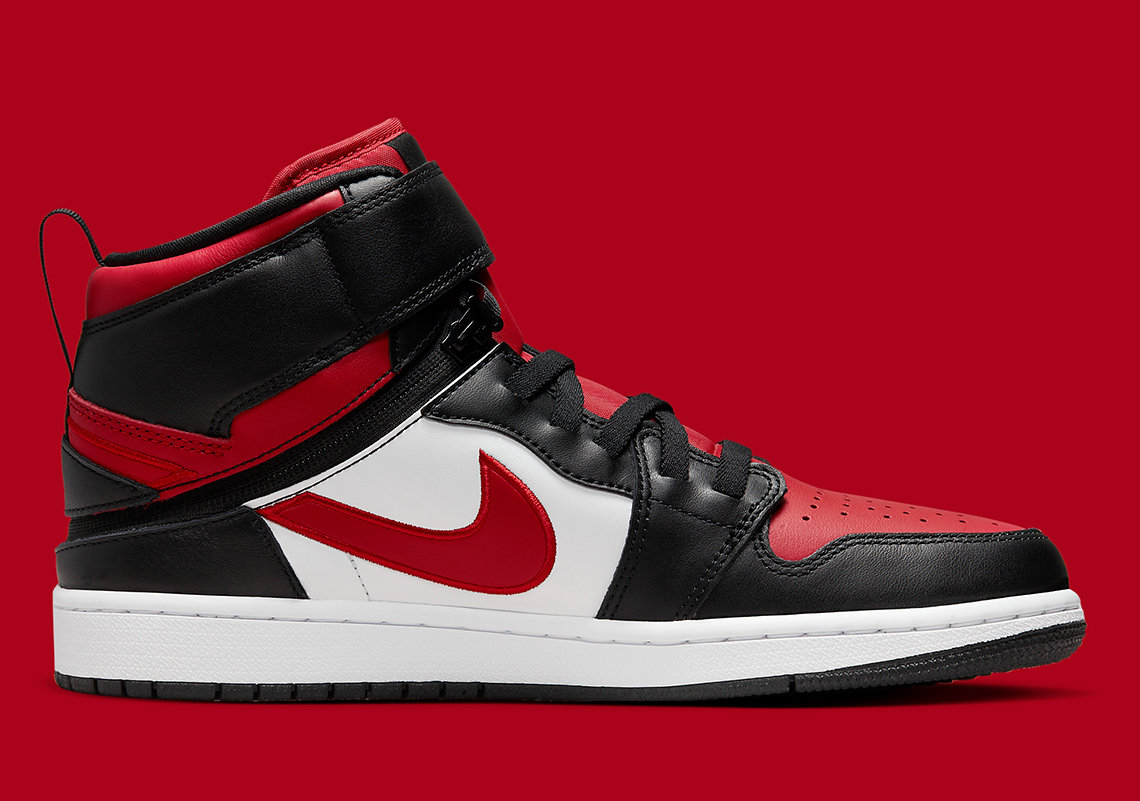 Air Jordan 1 FlyEase  với màu sắc truyền thống Black White Red - 3