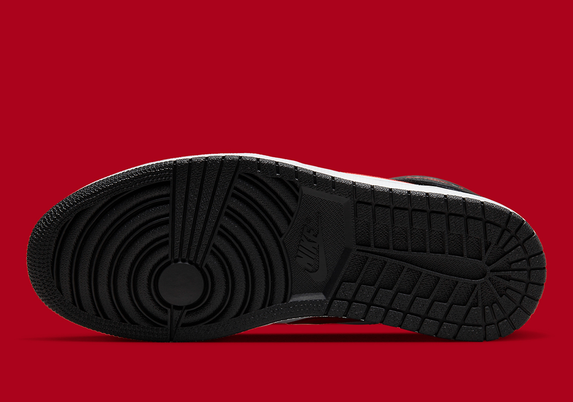 Air Jordan 1 FlyEase  với màu sắc truyền thống Black White Red - 6