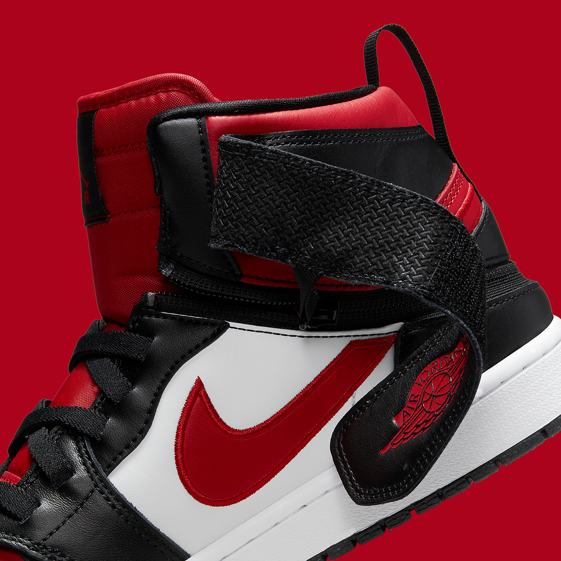 Air Jordan 1 FlyEase  với màu sắc truyền thống Black White Red - 9