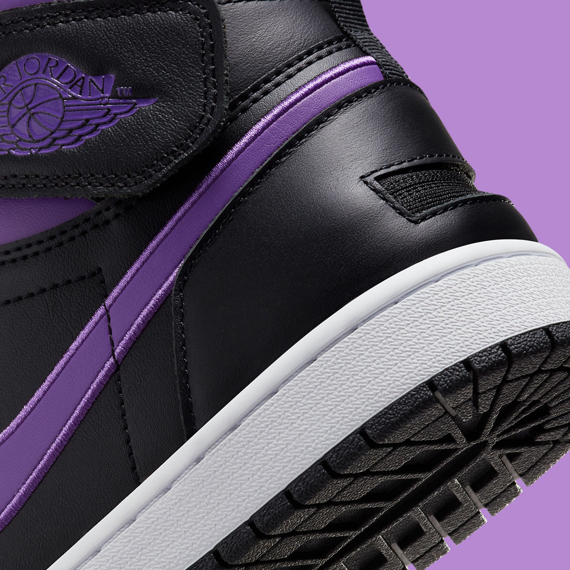 Air Jordan 1 High Flyease Violet 2022 tận hưởng một lớp áo màu tím hiếm khi - 10