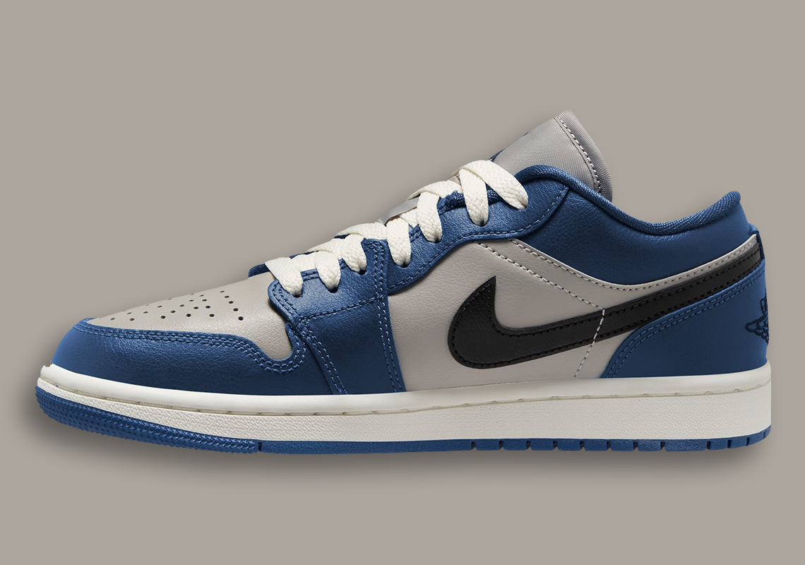 Air Jordan 1 Low chuẩn bị ra mắt một phối màu xám trên nền xanh - 2