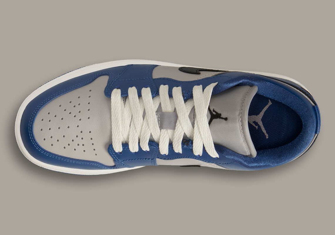 Air Jordan 1 Low chuẩn bị ra mắt một phối màu xám trên nền xanh - 3