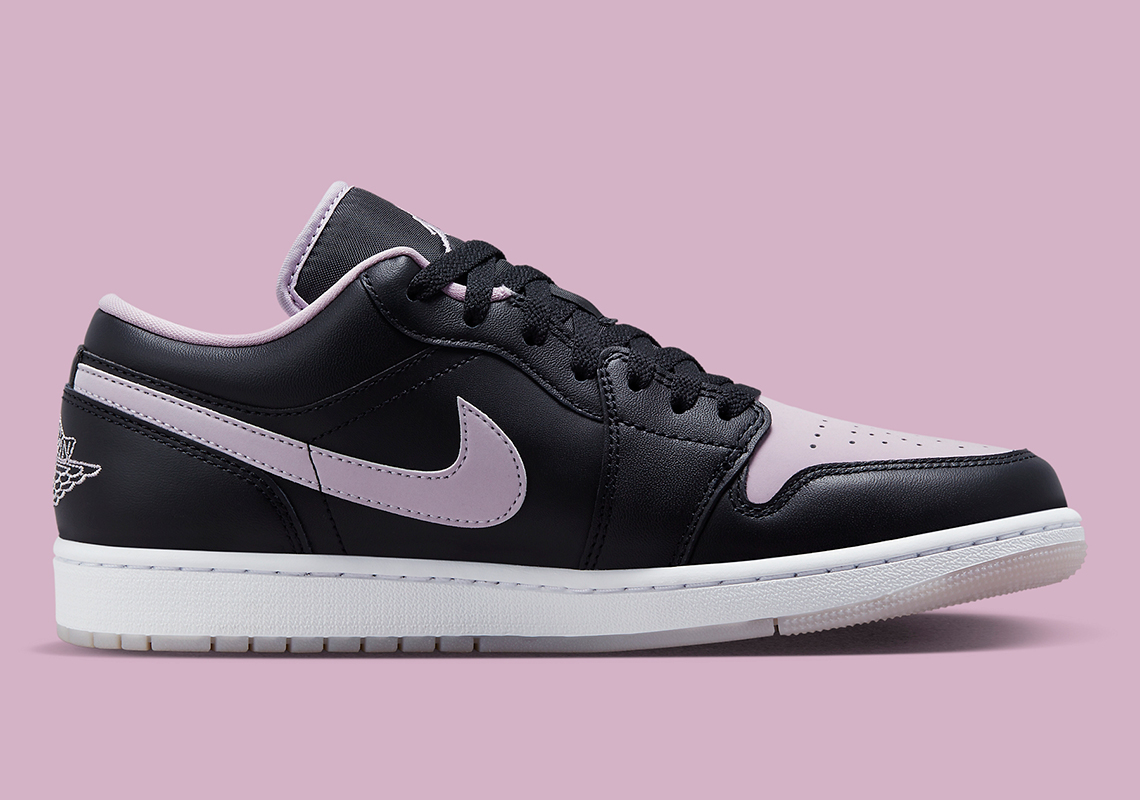 Air Jordan 1 Low Đen/Lilac chào đón mùa xuân - 3