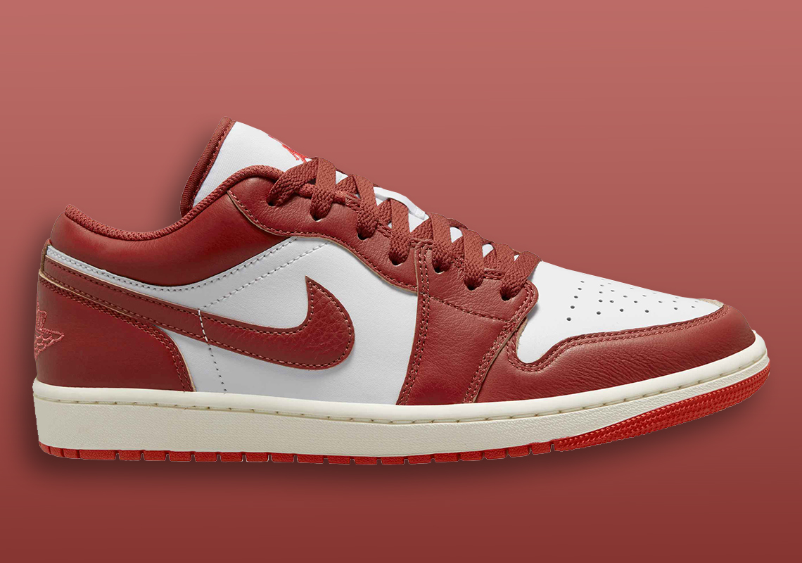 Air Jordan 1 Low Dune Red: Sự kết hợp độc đáo của màu trắng và đỏ - 1