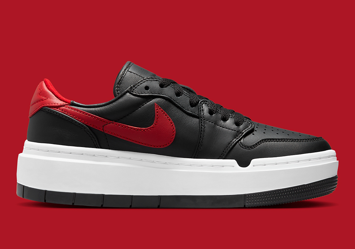 Air Jordan 1 Low Elevate  với màu Black và Red - 3