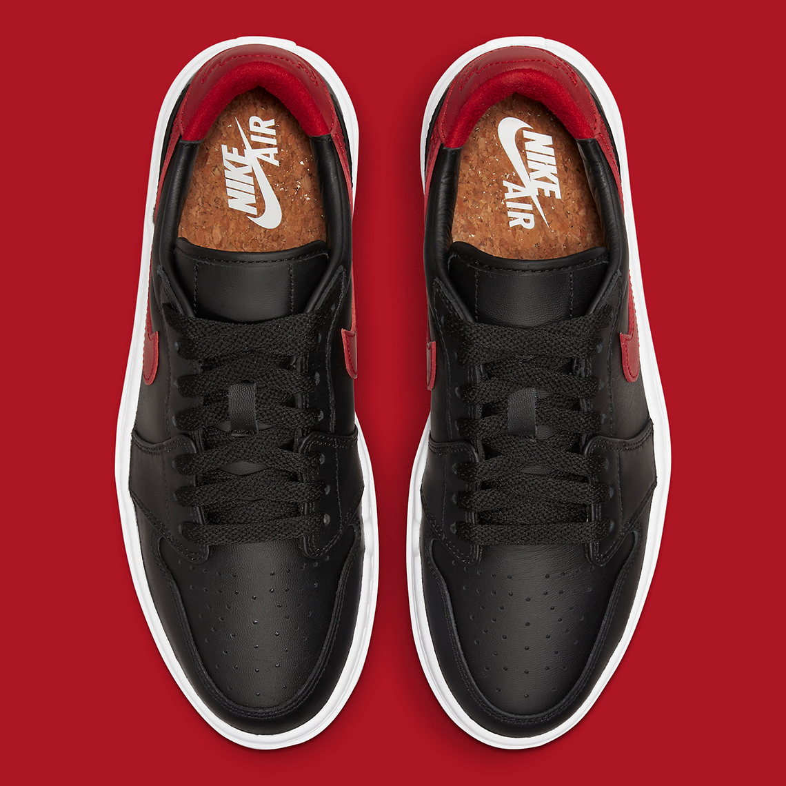 Air Jordan 1 Low Elevate  với màu Black và Red - 4