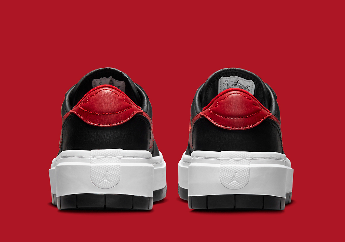 Air Jordan 1 Low Elevate  với màu Black và Red - 5