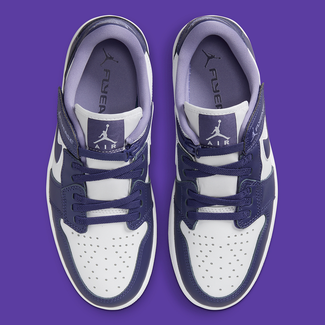 Air Jordan 1 Low FlyEase 'Court Purple': Sự kết hợp hoàn hảo giữa tiện lợi và phong cách - 4