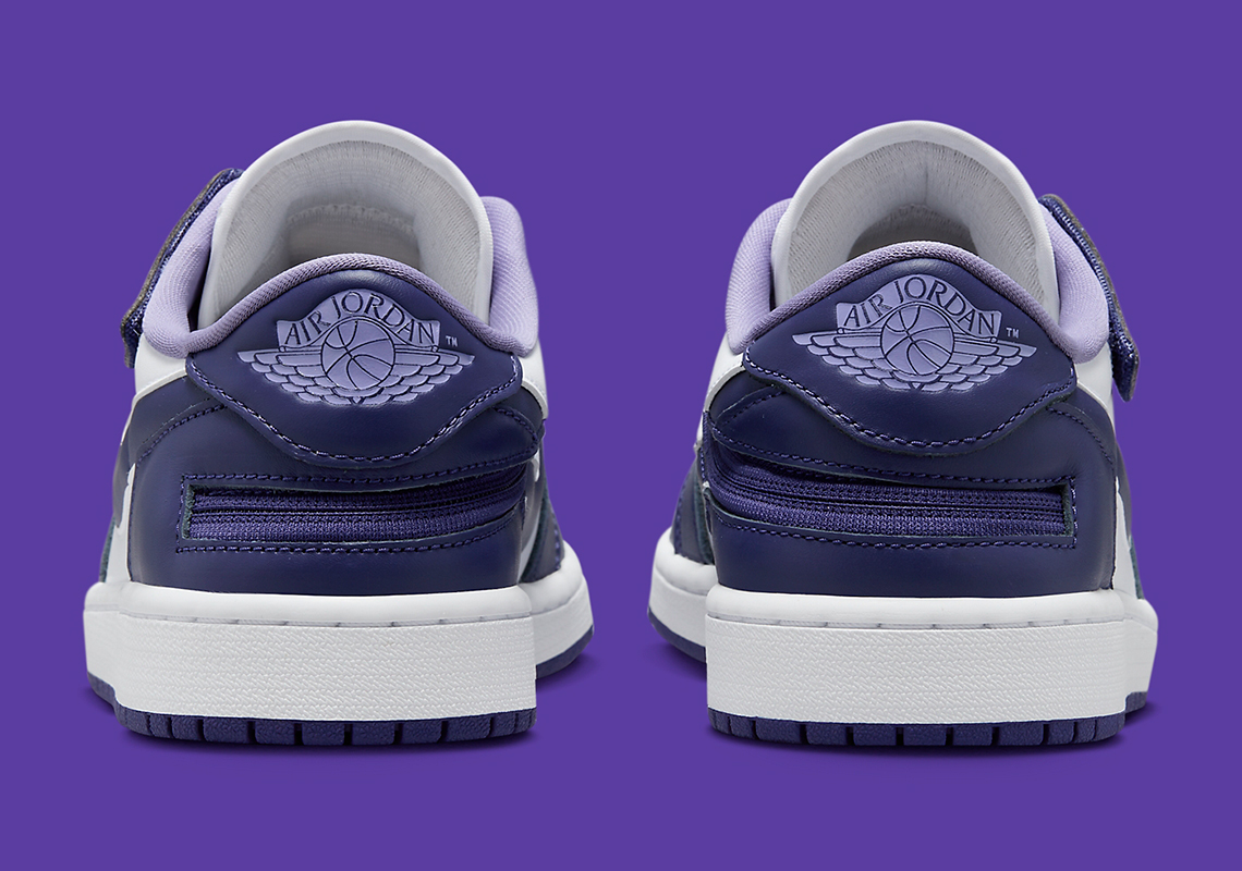 Air Jordan 1 Low FlyEase 'Court Purple': Sự kết hợp hoàn hảo giữa tiện lợi và phong cách - 5