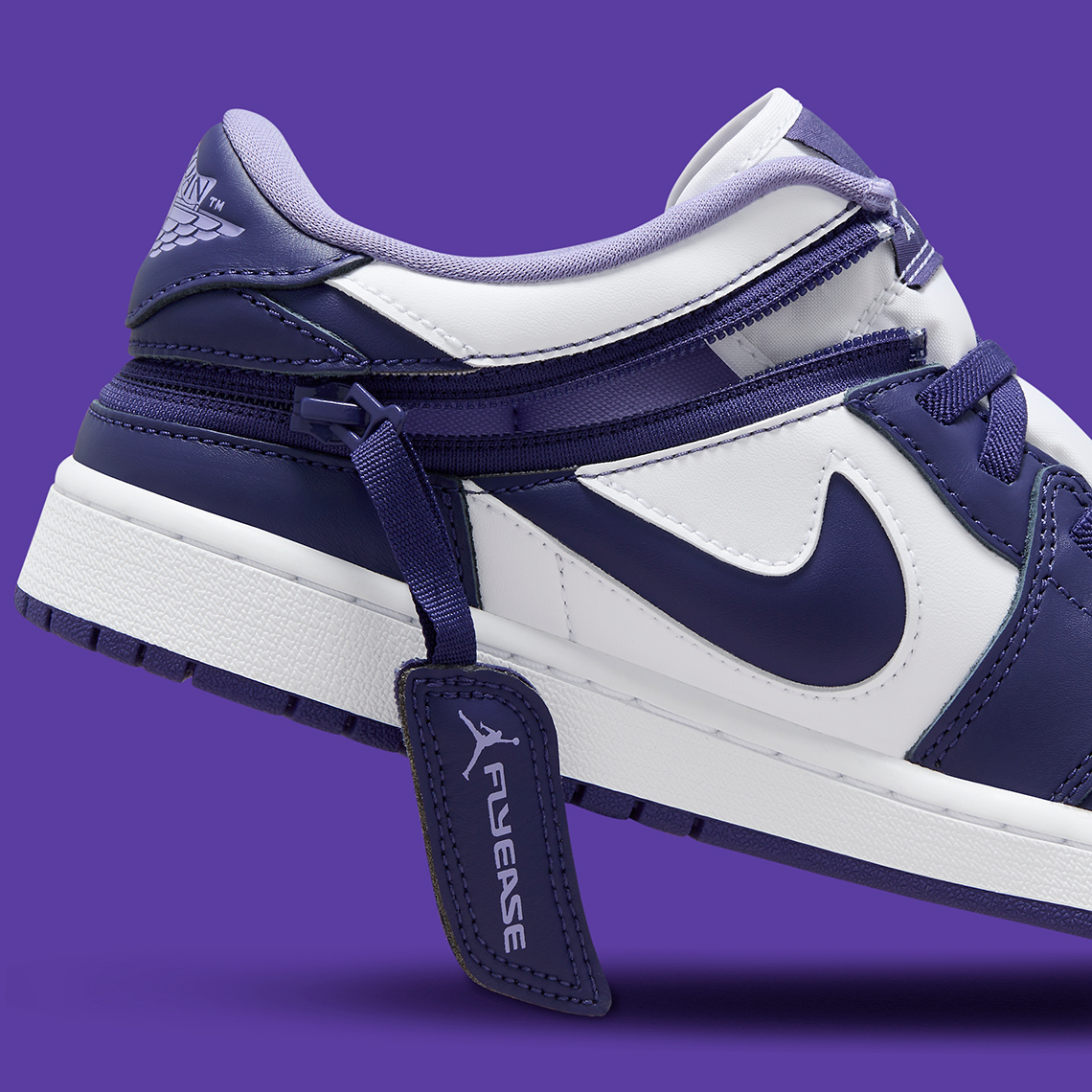 Air Jordan 1 Low FlyEase 'Court Purple': Sự kết hợp hoàn hảo giữa tiện lợi và phong cách - 7