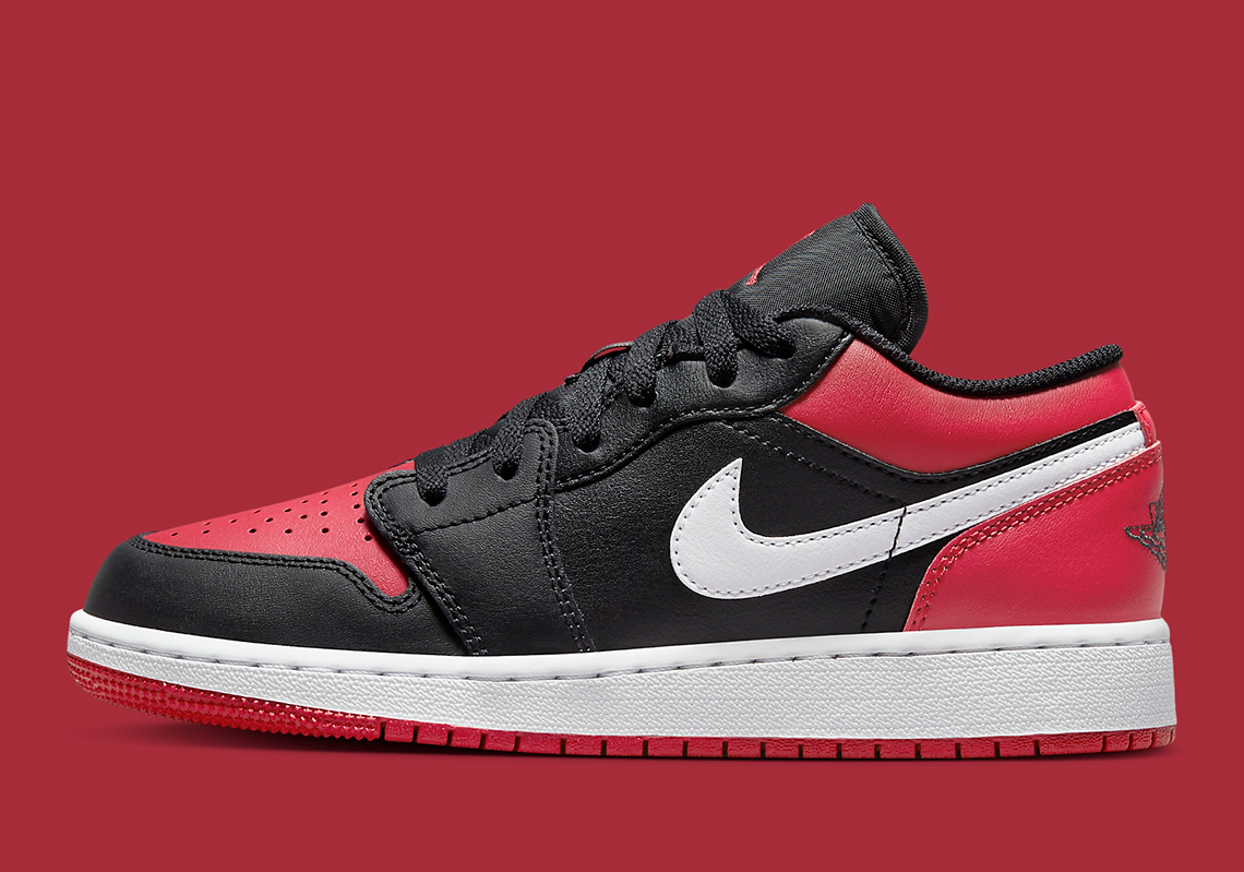 Air Jordan 1 Low GS Bred Toe: Phiên Bản Đặc Biệt Cho Giới Trẻ! - 2
