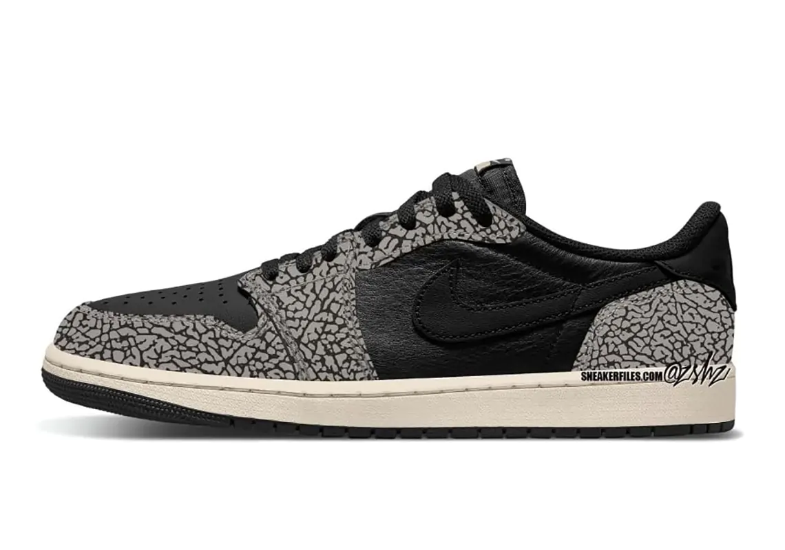 Air Jordan 1 Low OG Elephant Print sẽ được phát hành vào tháng 6/2023 - 1