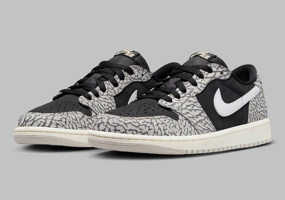 Air Jordan 1 Low OG Elephant Print: Sự trở lại đầy ấn tượng với mẫu giày kinh điển - 1