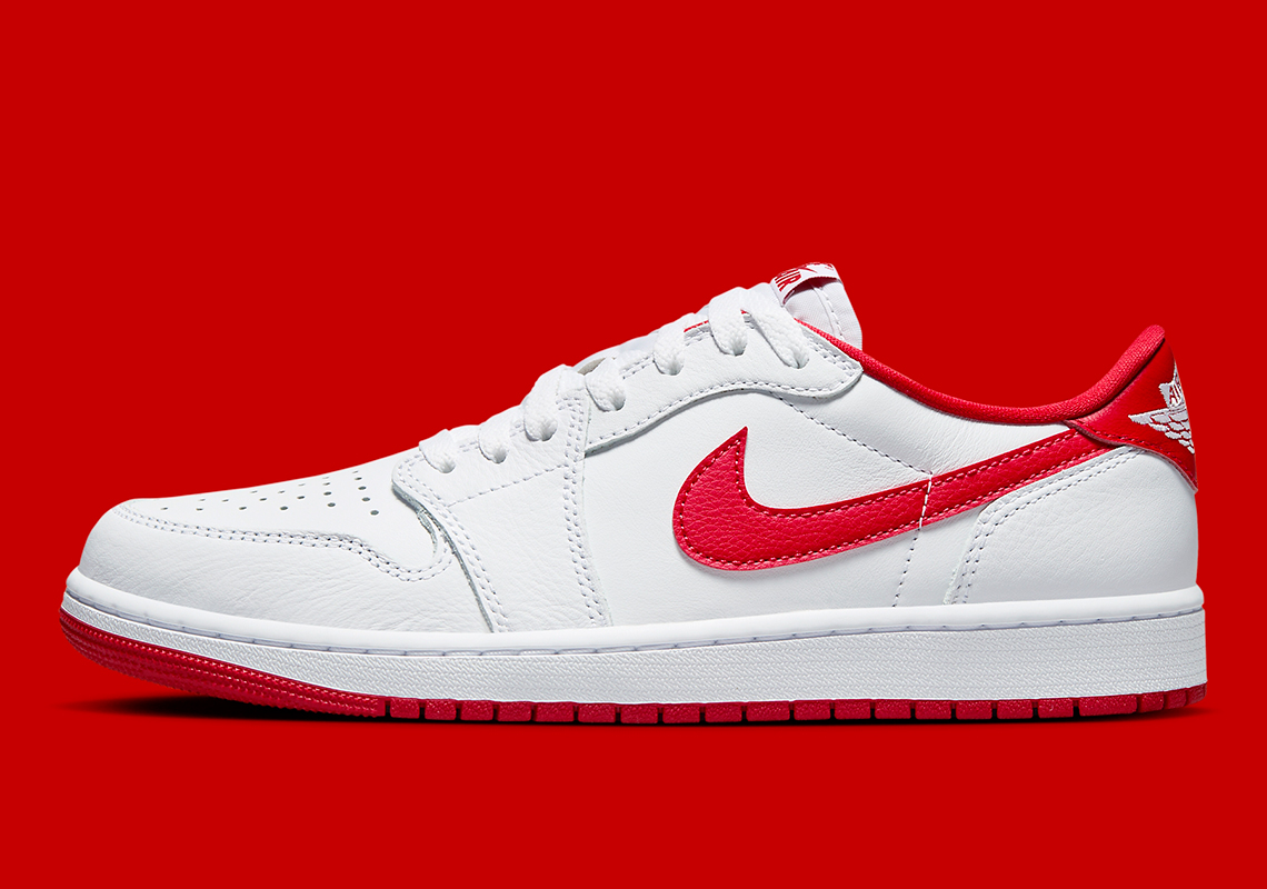 Air Jordan 1 Low OG 'Trắng/Đỏ Đại Học' Sẽ Ra Mắt Vào Ngày 13 Tháng 10 - 1