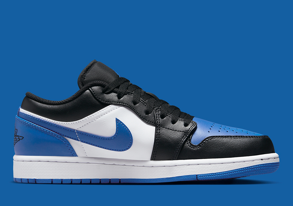 Air Jordan 1 Low Royal Toe - Sự kết hợp hoàn hảo giữa màu xanh và đen! - 3
