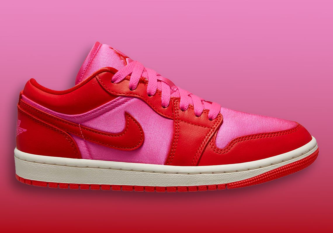 Air Jordan 1 Low 'Satin Pink': Sự quyến rũ của màu hồng nhung - 1