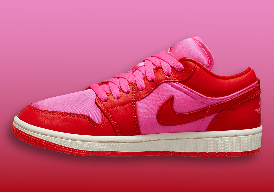 Air Jordan 1 Low 'Satin Pink': Sự quyến rũ của màu hồng nhung - 2